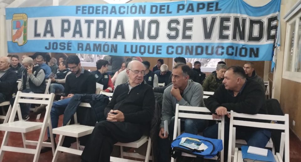 EN ARGENTINA: Presidente de FESPAM participa en evento para trabajadores de la industria del papel, cartón y química